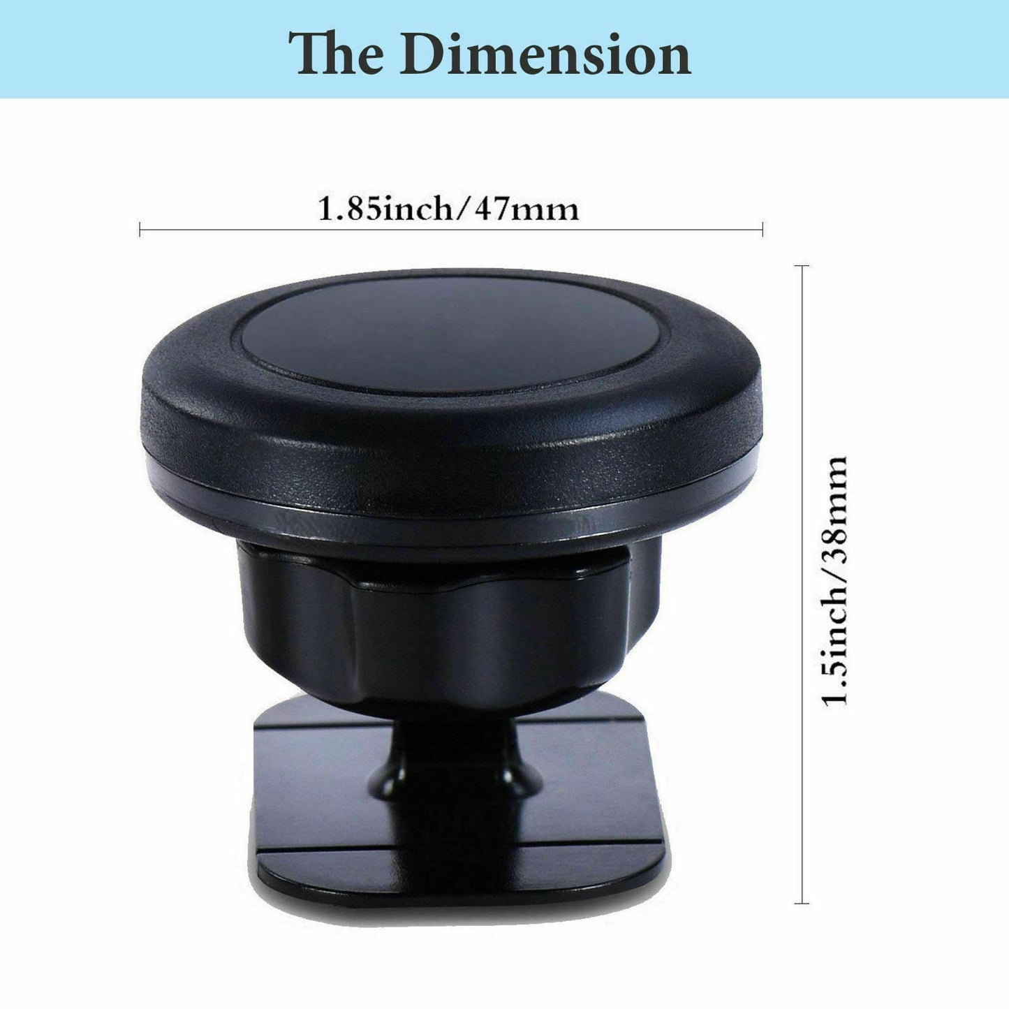 Universal 360° Magnetic Car Mount Cell Phone Holder Stand Dashboard for Iphone