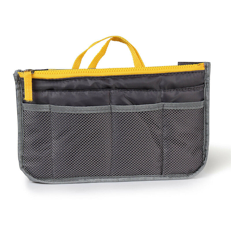 Women Travel Insert Handbag Purse Large Liner Tidy Organizer Makeup Bag Case US