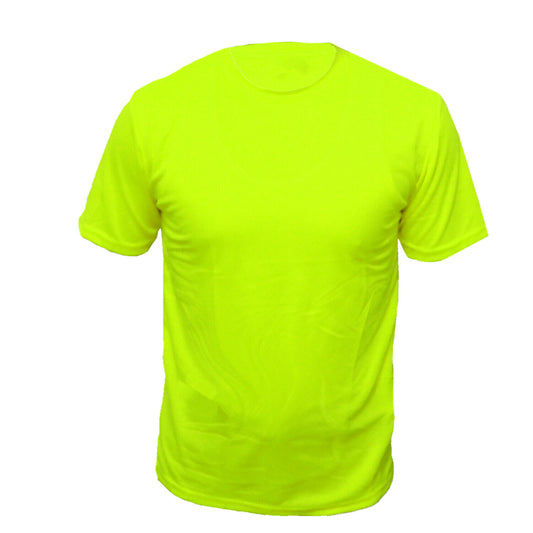 Hi Vis Safety T Shirts High Visibility Breathable Fast Drying Work Sport Wear