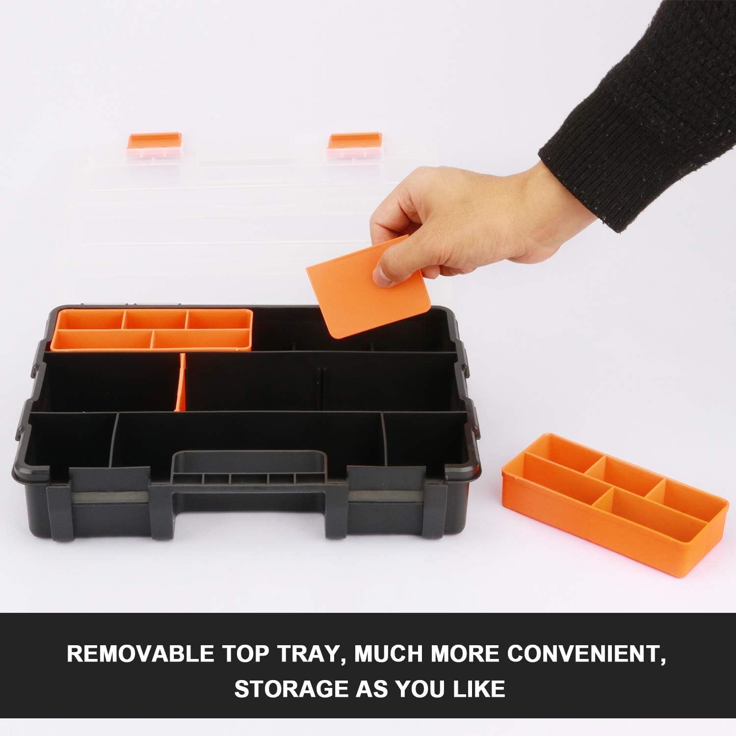 4 Piece Set Toolbox Hardware & Parts Organizers Versatile and Durable Storage Tool Box