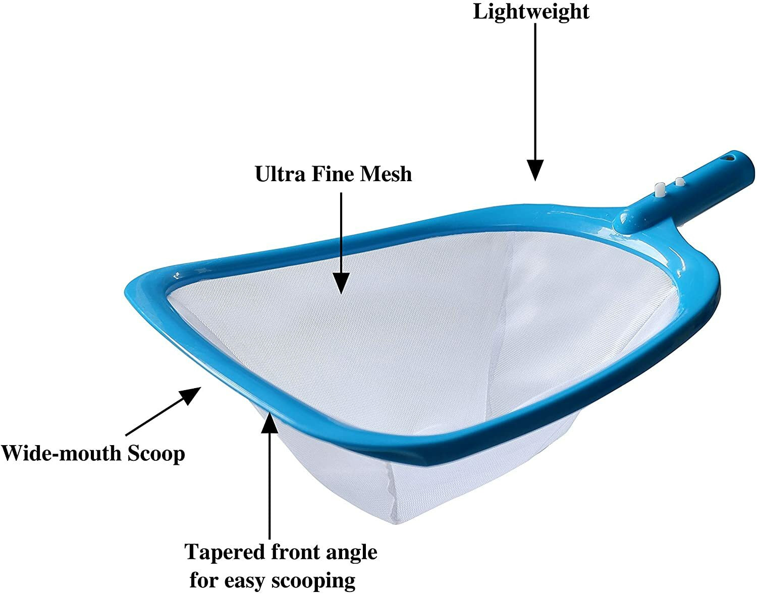 Pool Spa Leaf Skimmer Net with White Ultra Fine Mesh