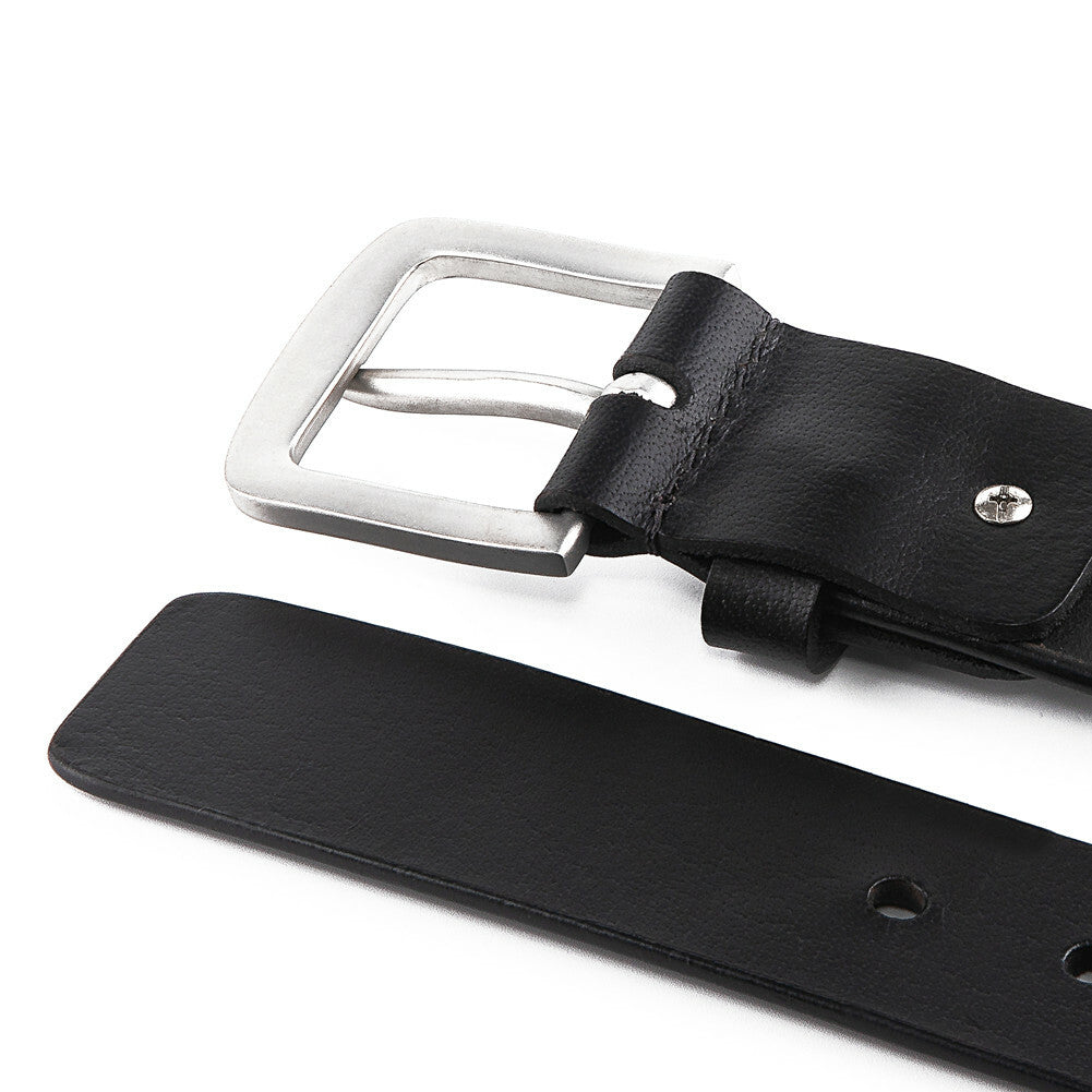 Men’S Belts Full Grain Genuine Leather Casual Dress Jeans Belts for Men