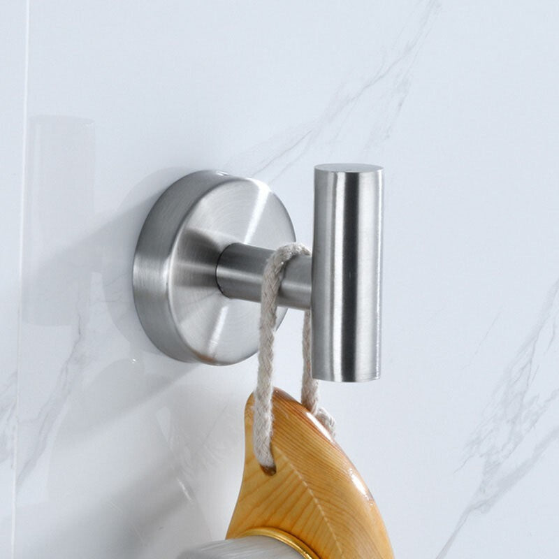 6 PCS Bathroom Hardware Set Matte Towel Bar Stainless Steel Towel Rack Set
