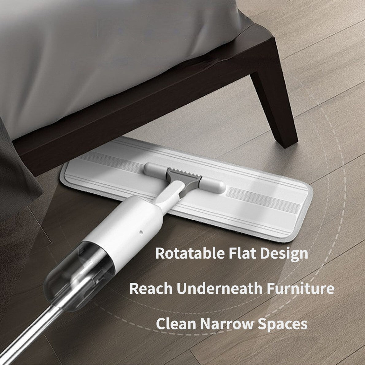 Spray Mops for Floor Cleaning with 5 Washable Pads, Wet Dry Microfiber Mop