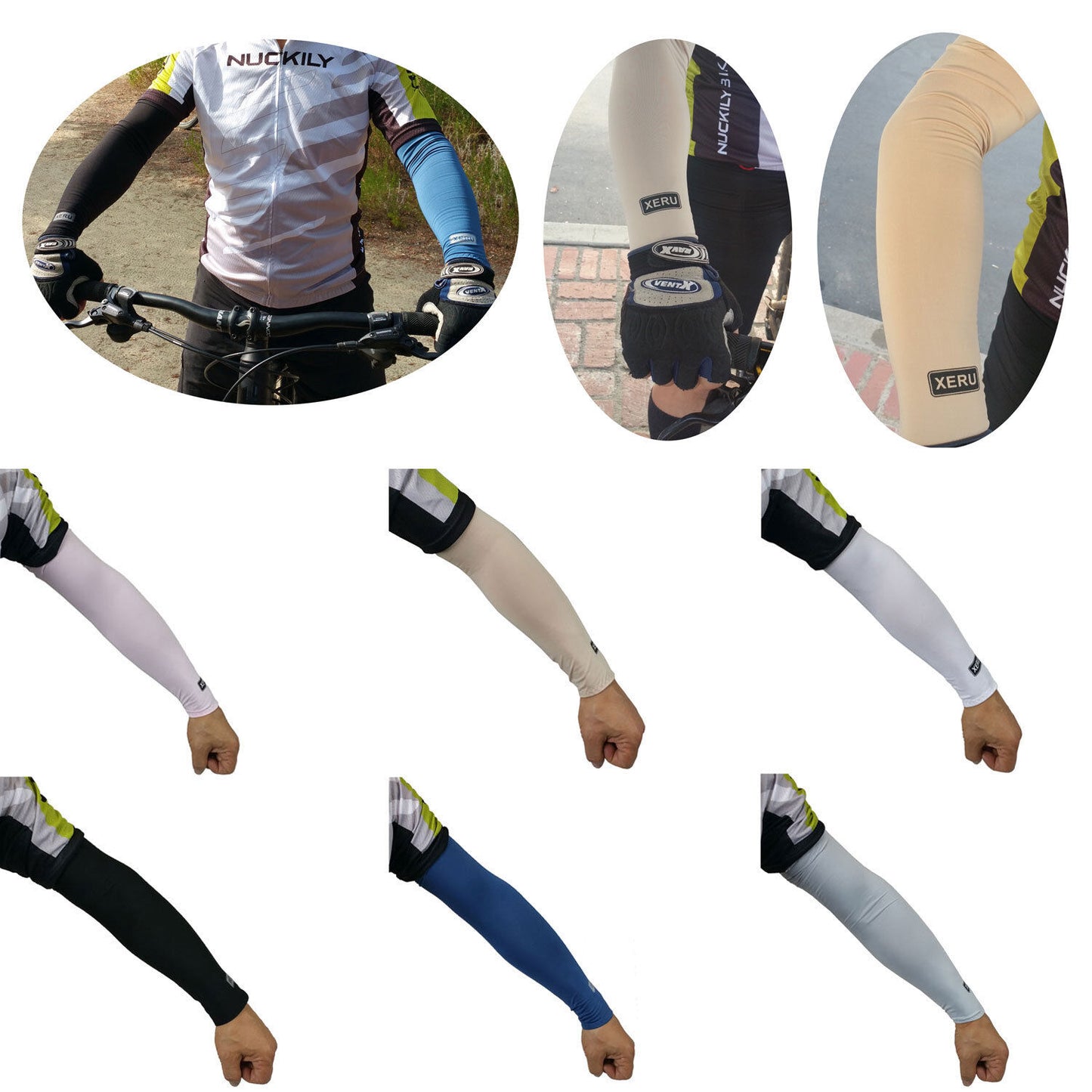  Cooling Arm Sleeves Cover Outdoor Sports for Men Women