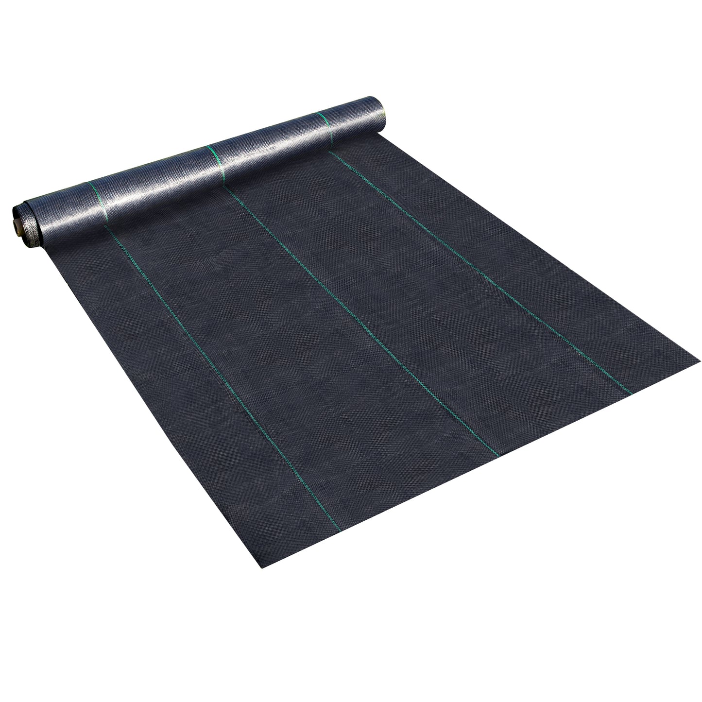 Heavy-Duty Weed Barrier Fabric – 3.2oz Woven Landscape Ground Cover (3x50ft / 3x100ft)
