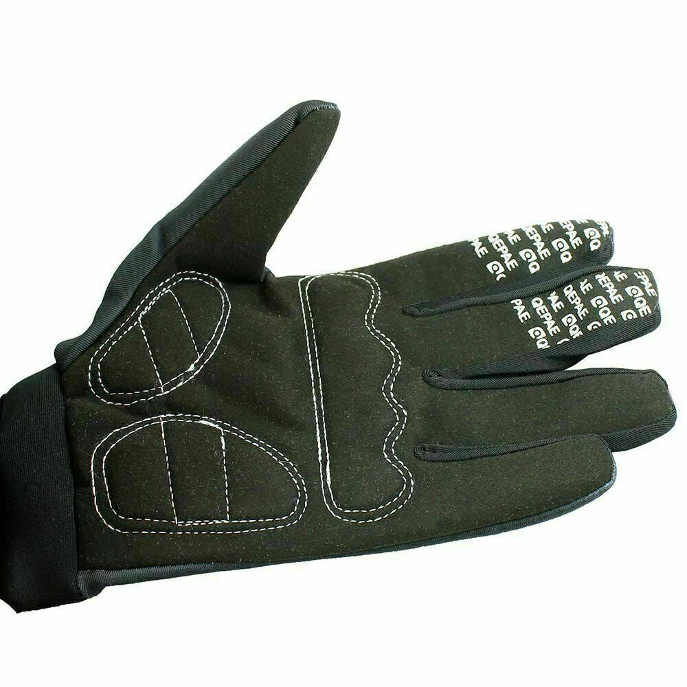 Biker Skeleton Bone Gloves Racing Cycling Motorcycle Mechanics Goth Full Finger