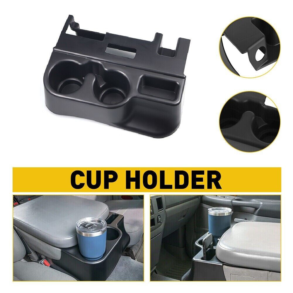 Center Console Cup Holder Matte Black Fit for 1999-2001 Dodge Ram 1500 2500 3500 