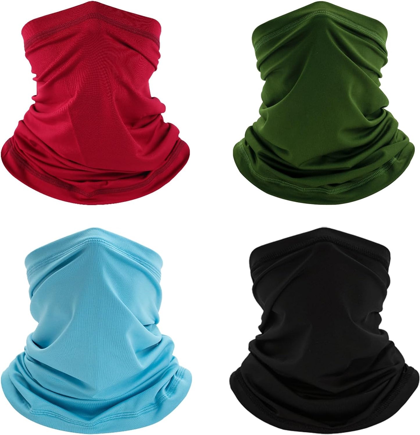 Neck Gaiter Face Mask Sun Cooling Scarf Balaclava Bandana Cover for Men Women