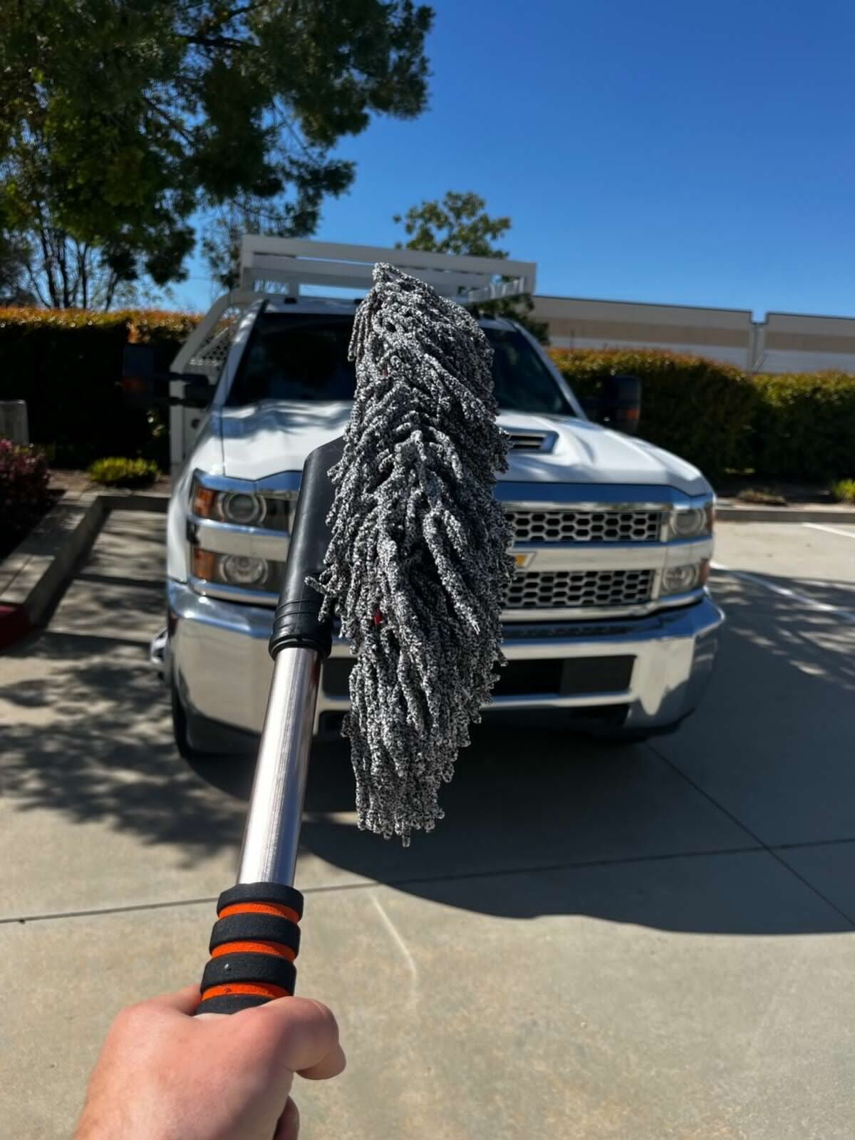Adjustable Telescopic Car Wash Brush Kit Mop Long Handle Vehicle Cleaning Tool