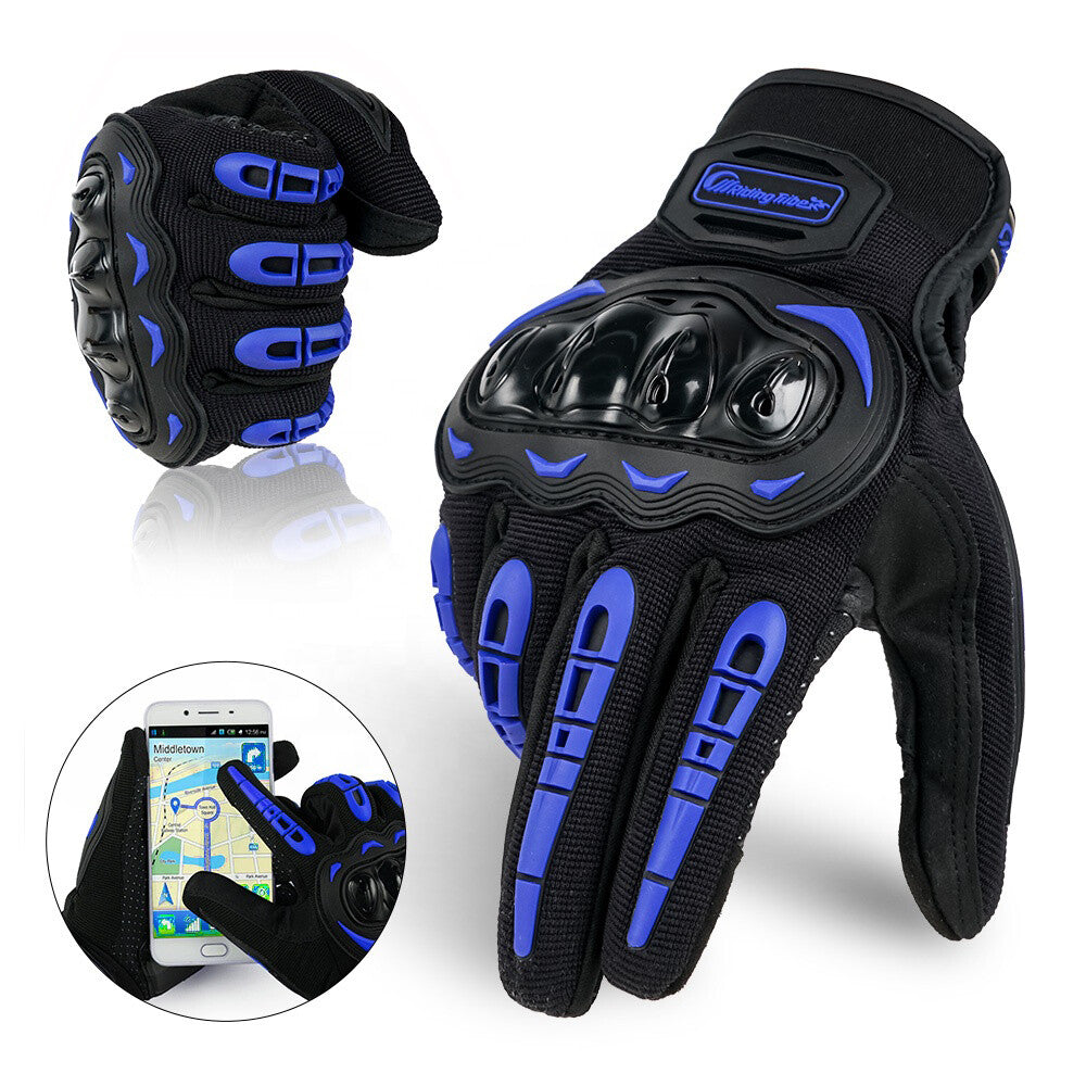 Motorcycle Gloves for Men Women Full Finger Touchscreen Motorbike Riding Gloves