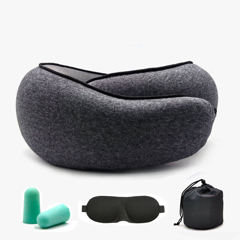 Neck Travel Pillow Memory Foam Neck Pillow Comfort Compact Ergonomic for Travel