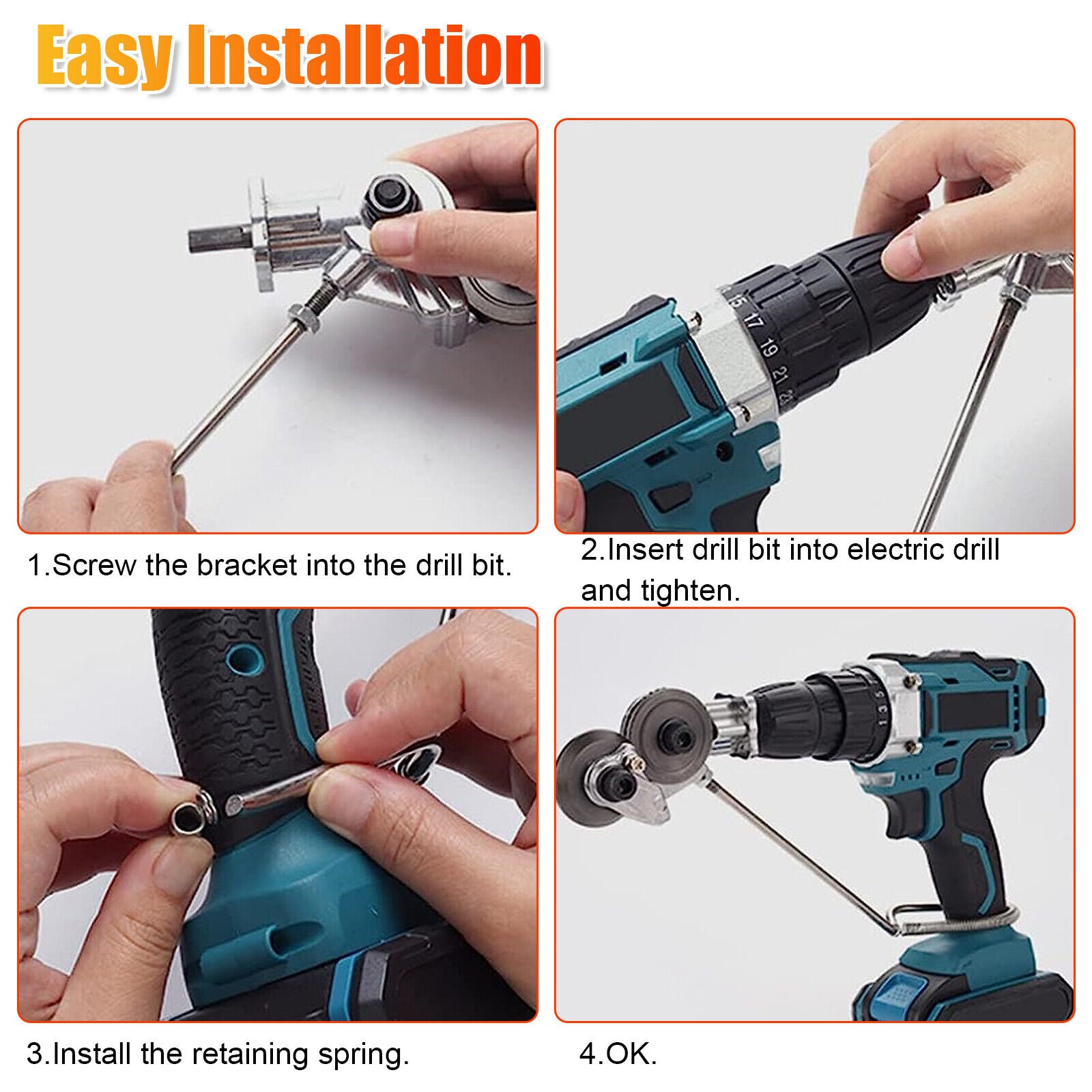 Home Gift  Electric Drill Shearing Machine Metal Electric Drill Sheet Cutting Machine  Tool