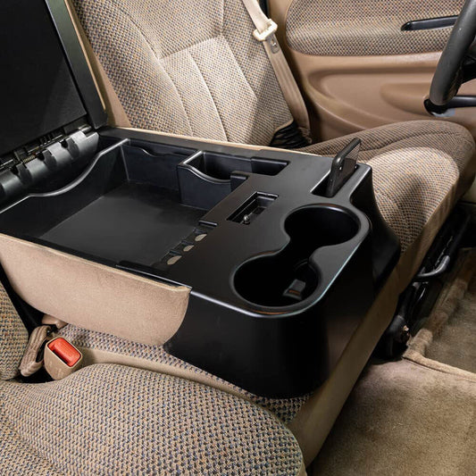 Center Console Cup Holder Matte Black Fit for 1999-2001 Dodge Ram 1500 2500 3500 