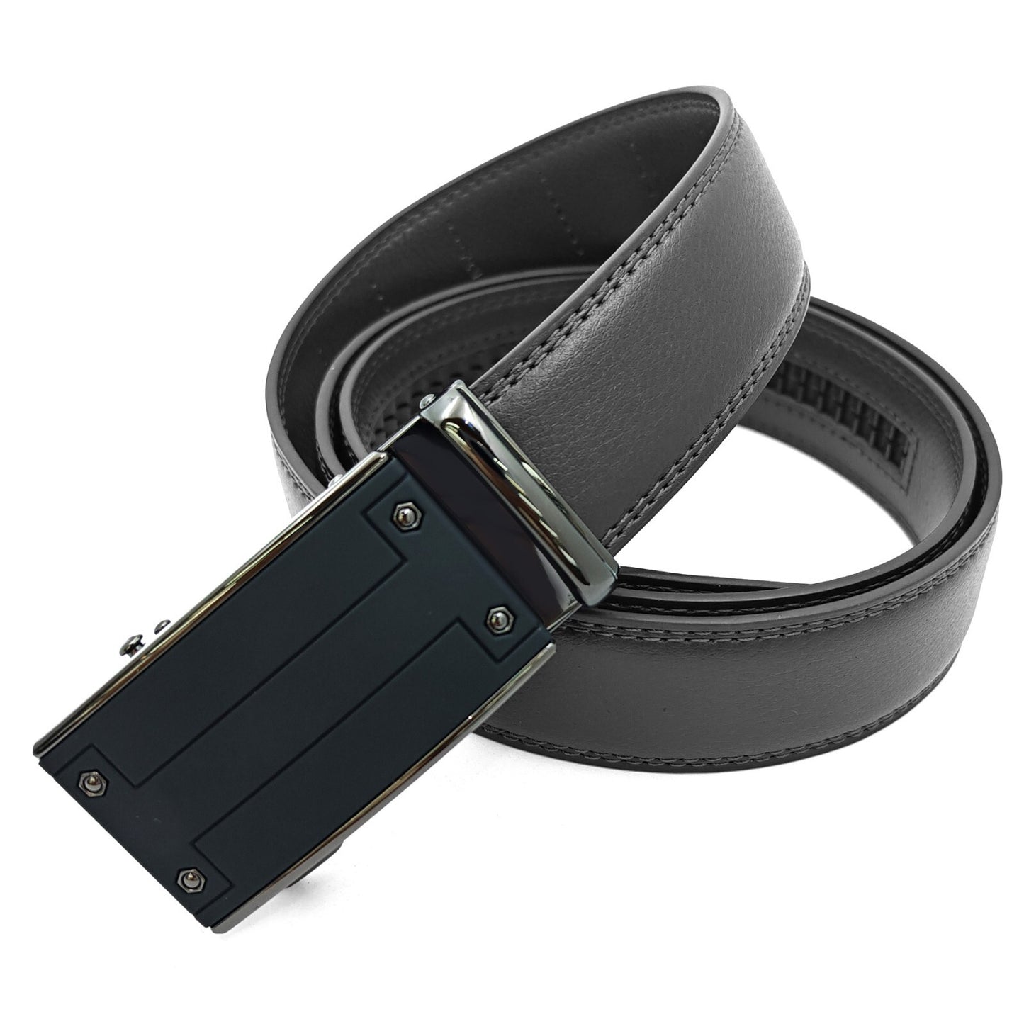Men'S Ratchet Belt Genuine Leather Mens Belt with Slide Ratchet Belts for Men