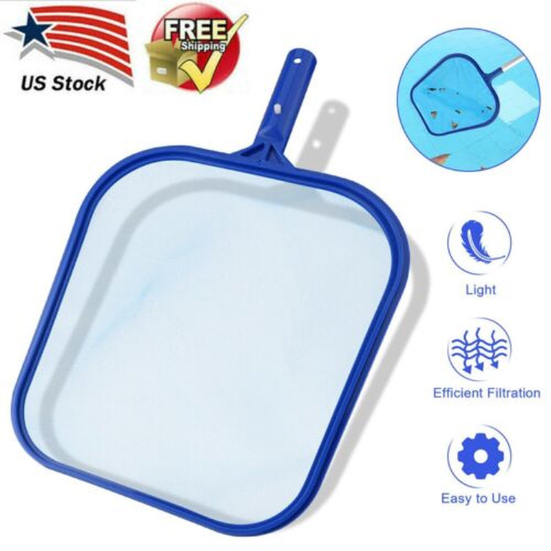 12" Swimming Pool Leaf Skimmer Net, Clean Pool, Spa, Pond, Remove Leaves, Debris