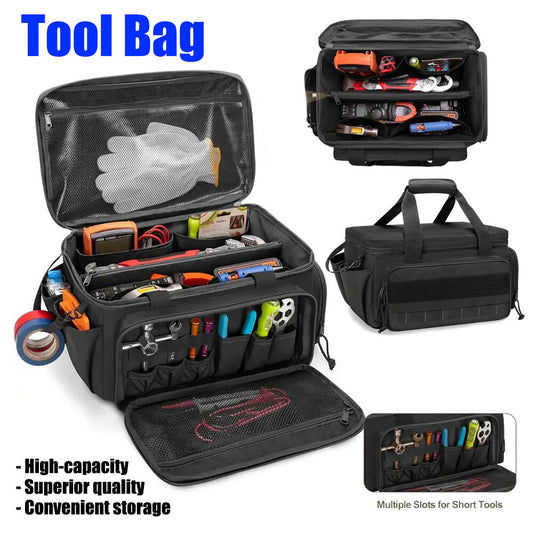 14"Durable Heavy Duty Durable Portable Tool Storage Bag Organizer,Larg