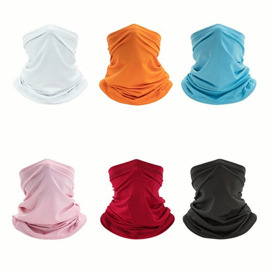 6Pcs Summer UV Protection Cooling Neck Gaiter Face Mask Scarf Breathable Bandana