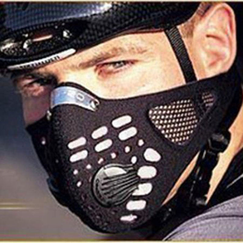 Activated Charcoal Filter Outdoor Sports Mask Mouth Windproof Warmth Face Mask
