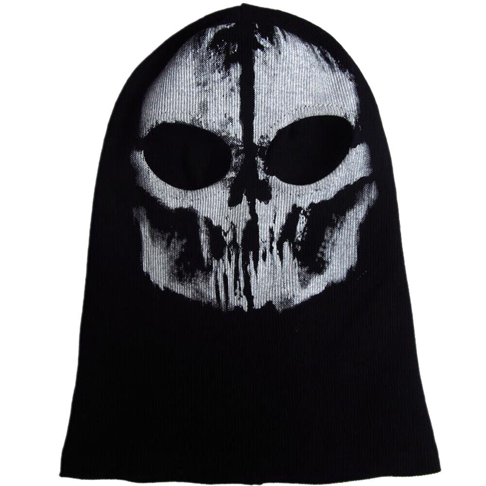 Motorcycle Game Balaclava Hood Ghost Skull Full Face Cover CS Halloween Mask