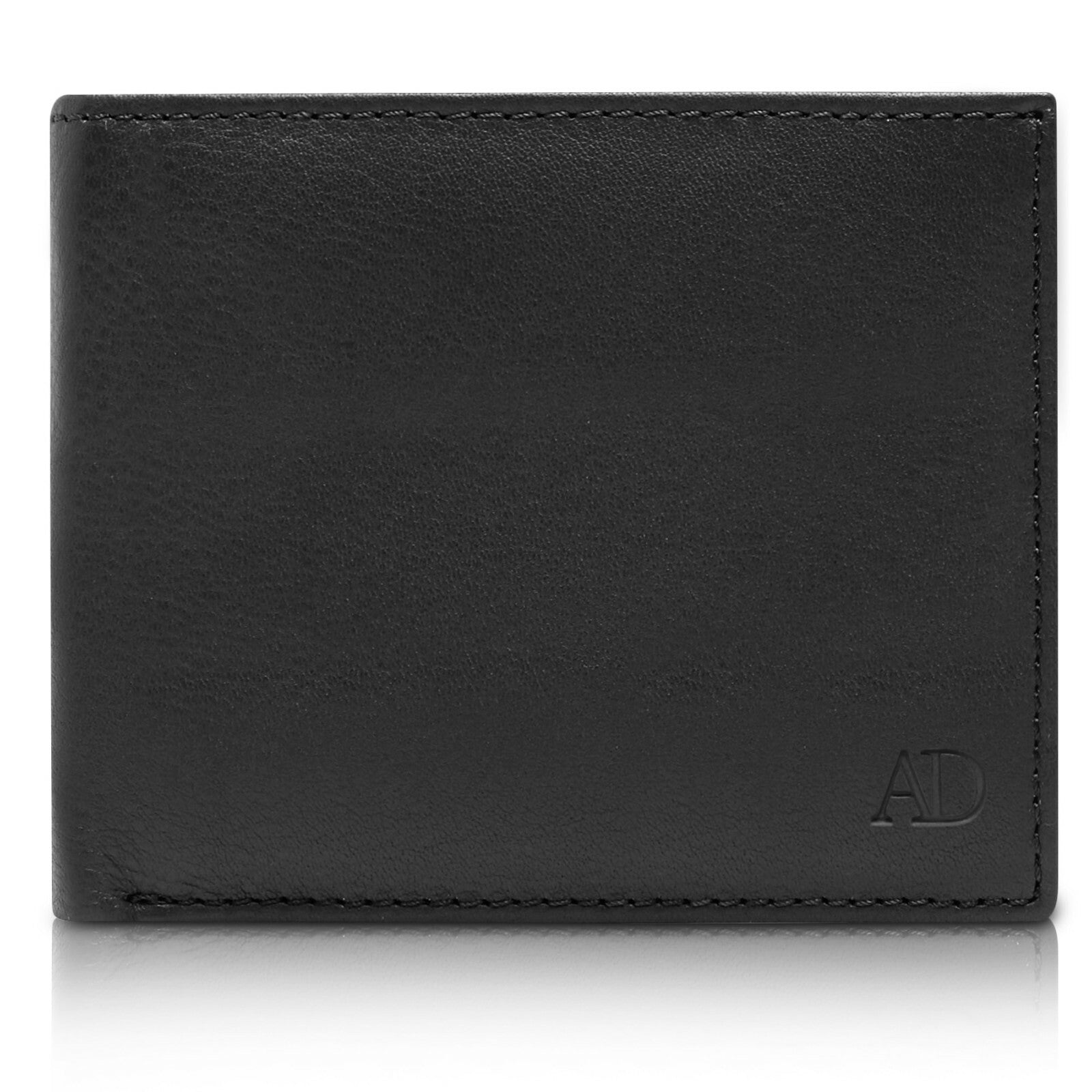 Genuine Leather RFID Blocking Bifold Wallet for Men Slim Mens Wallet Minimalist