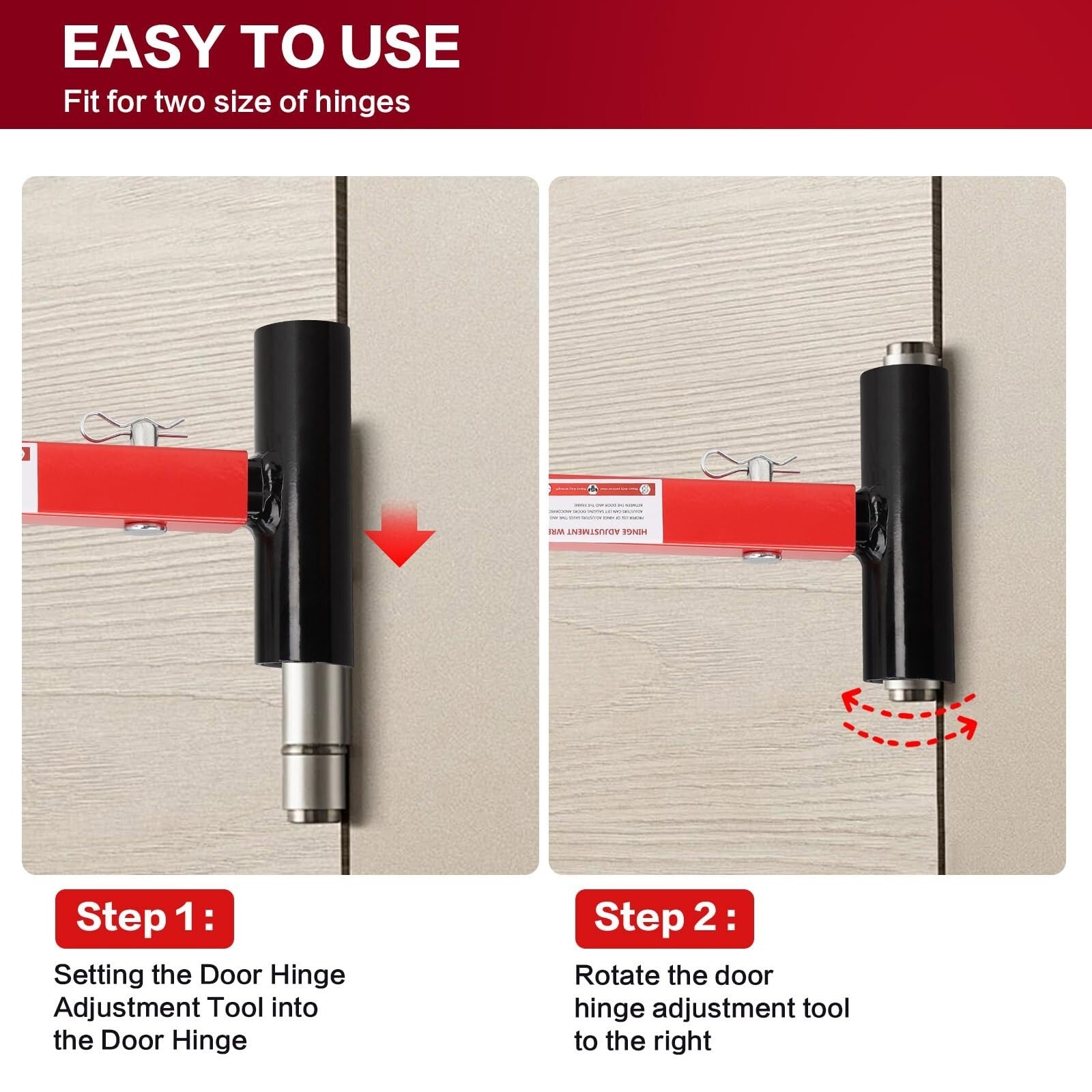 Heavy Duty Door Hinge Tool 4 in 1 Adjustment Tool Hinge Wrench Hinge Bender