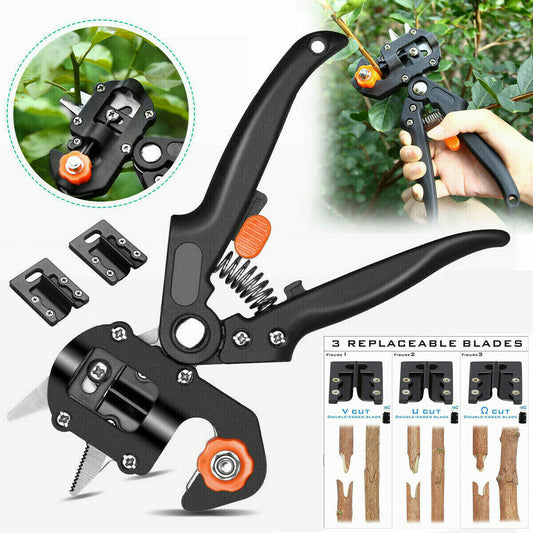 Garden Tree Grafting Knife Pruning Pruner Shears Snip Scissors Cutting Tool Kit