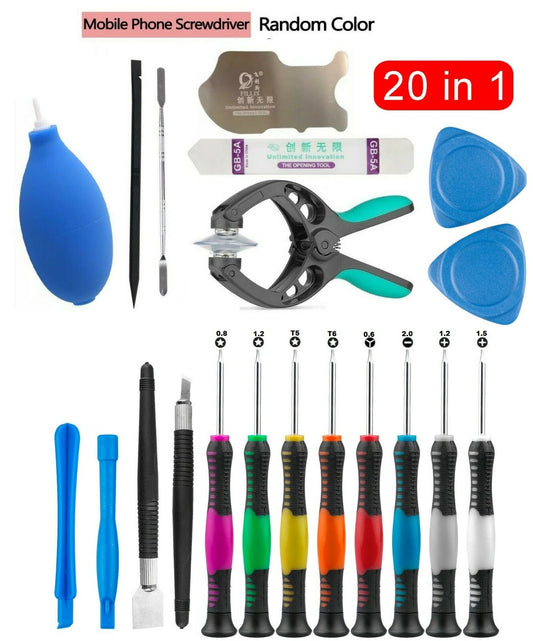 20 in 1 Mobile Phone Screen Opening Repair Tools Kit Screwdriver Set for Iphone