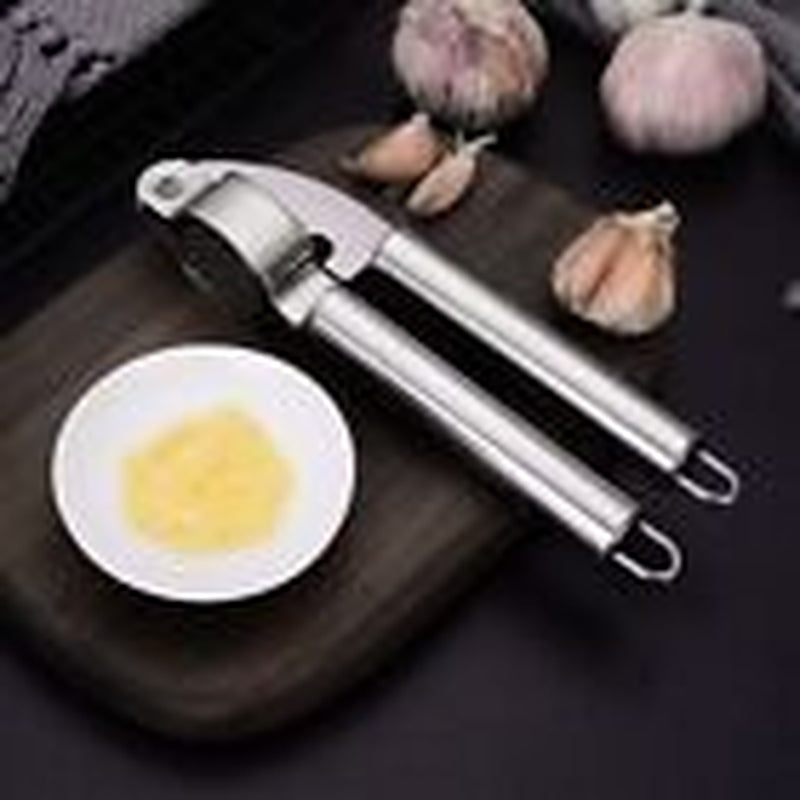 Garlic Press Crusher Squeezer Masher Mincer Stainless Steel Manual Kitchen Tool