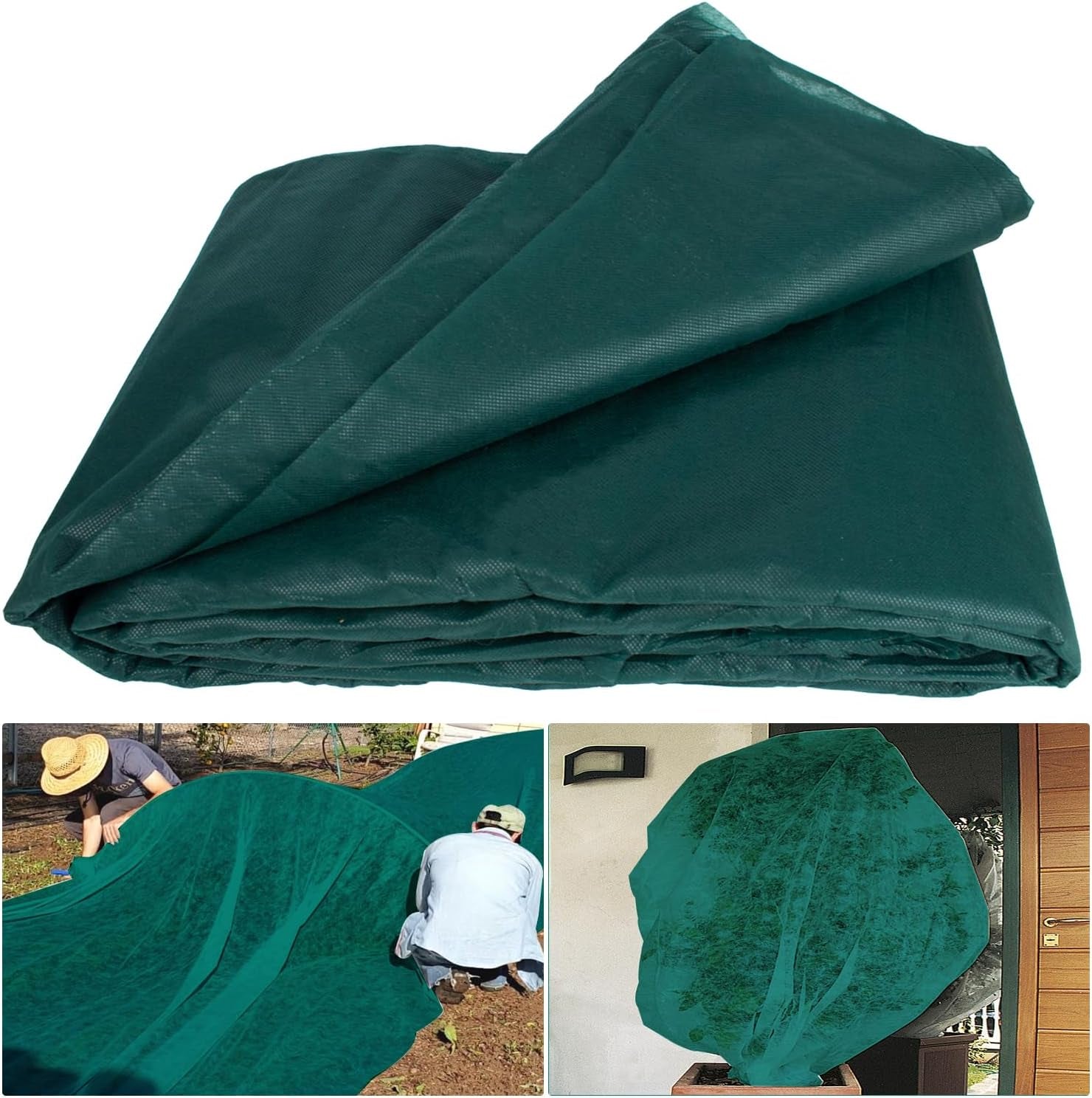 Plant Covers Freeze Protection Green Floating Row Cover Garden Fabric Vegetable Shade Cloth for Greenhouse  Winter Frost Blanket/Sun Pest Protection Wraps  33FT X 10FT