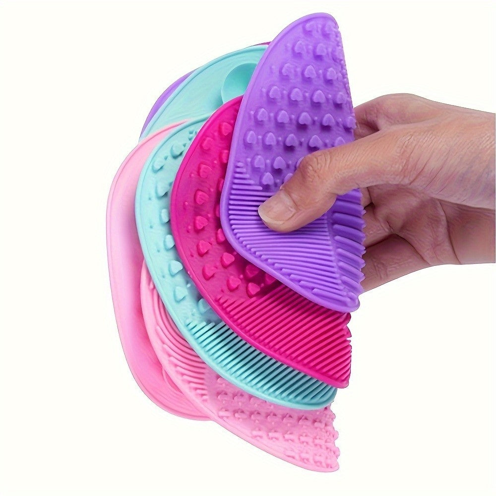 Silicone Makeup Brush Cleaning Pad: Reusable, Portable Cleaning Tool