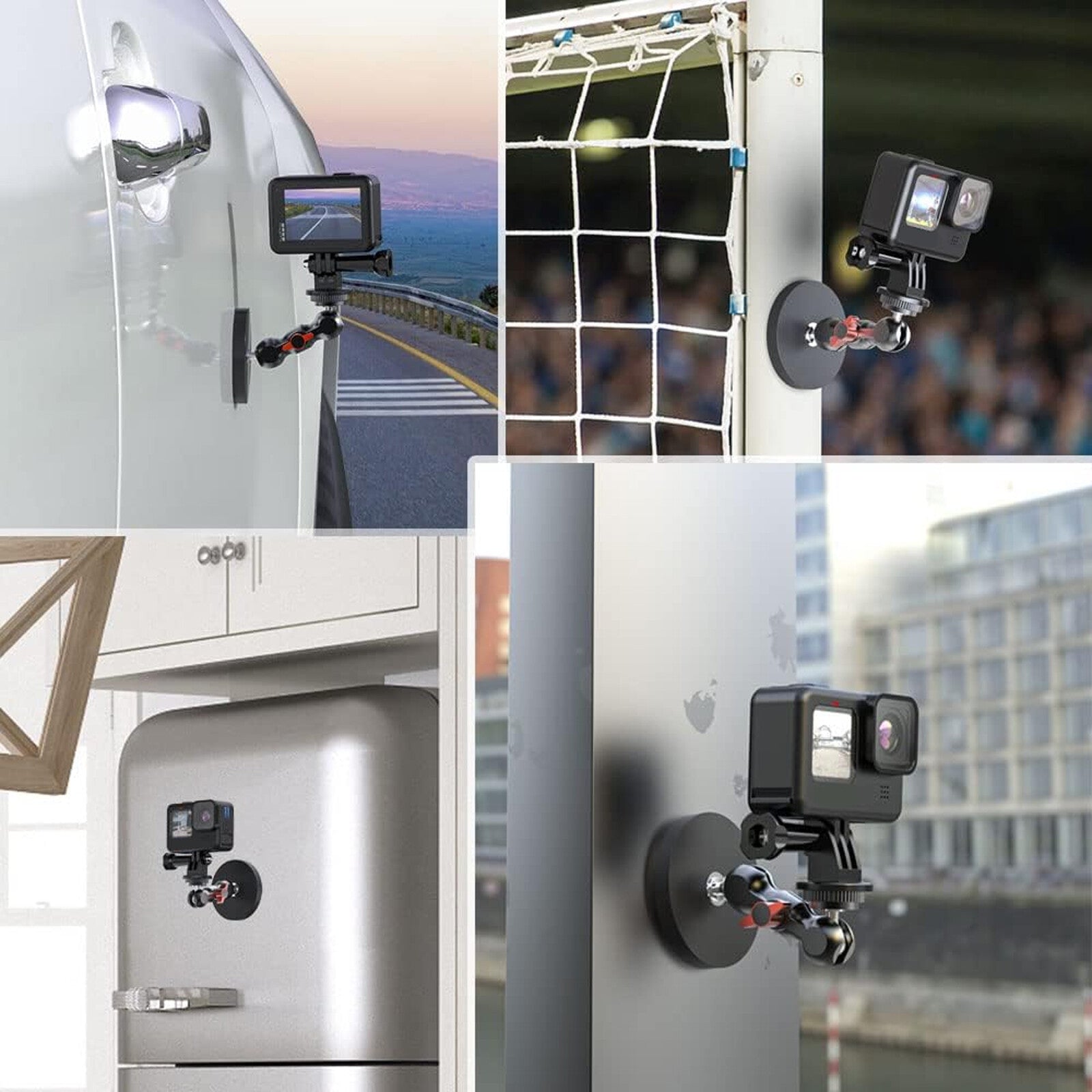 Magnet Camera Mount Magnetic Suction Cup Mount for Gopro 13/12 DJI Osmo Action