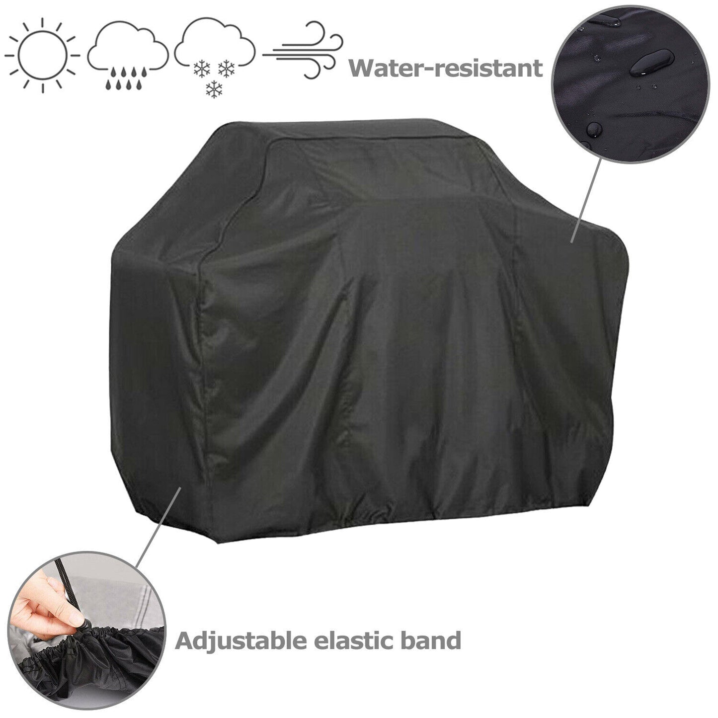 BBQ Gas Grill Cover 57 Inch Barbecue Waterproof Outdoor Heavy Duty Protection