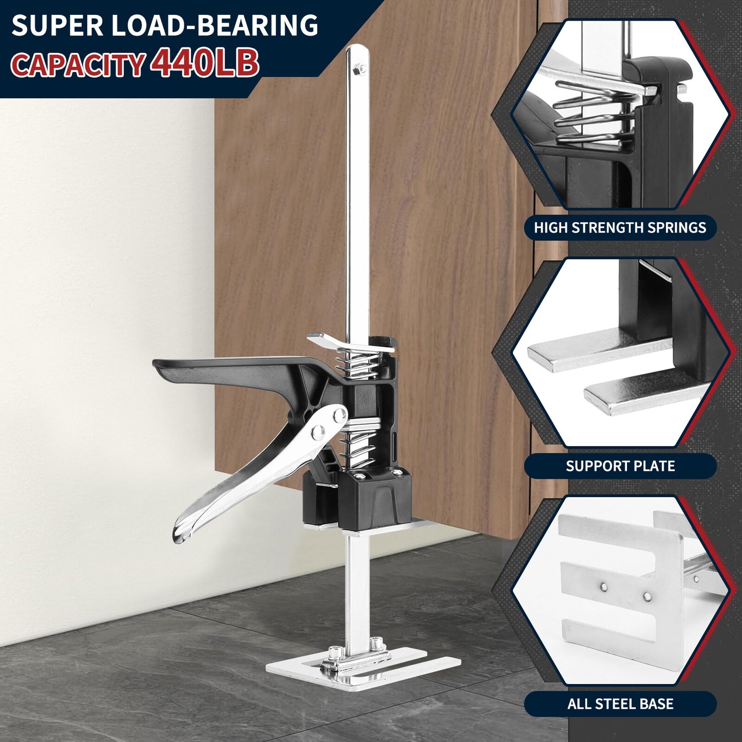 2Pcs Lever Arm Lifter 15.5 Inch Labor Saving Arm Jack Hand Jack Lift Tool Gifts