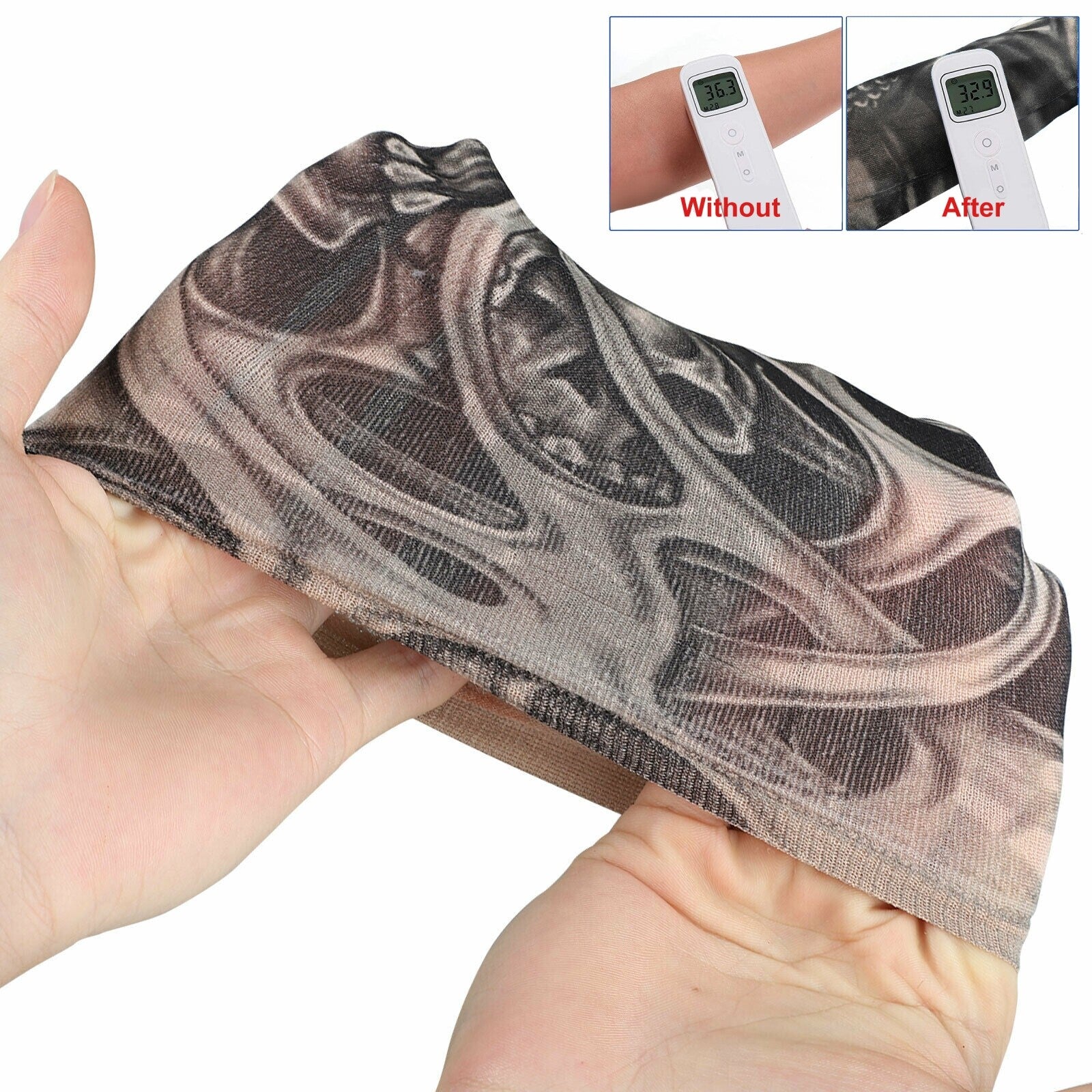 Slip-On Realistic Tattoo Arm Sleeves – UV Protection & Temporary Ink Style Arm Sleeve for Indoor Outdoor