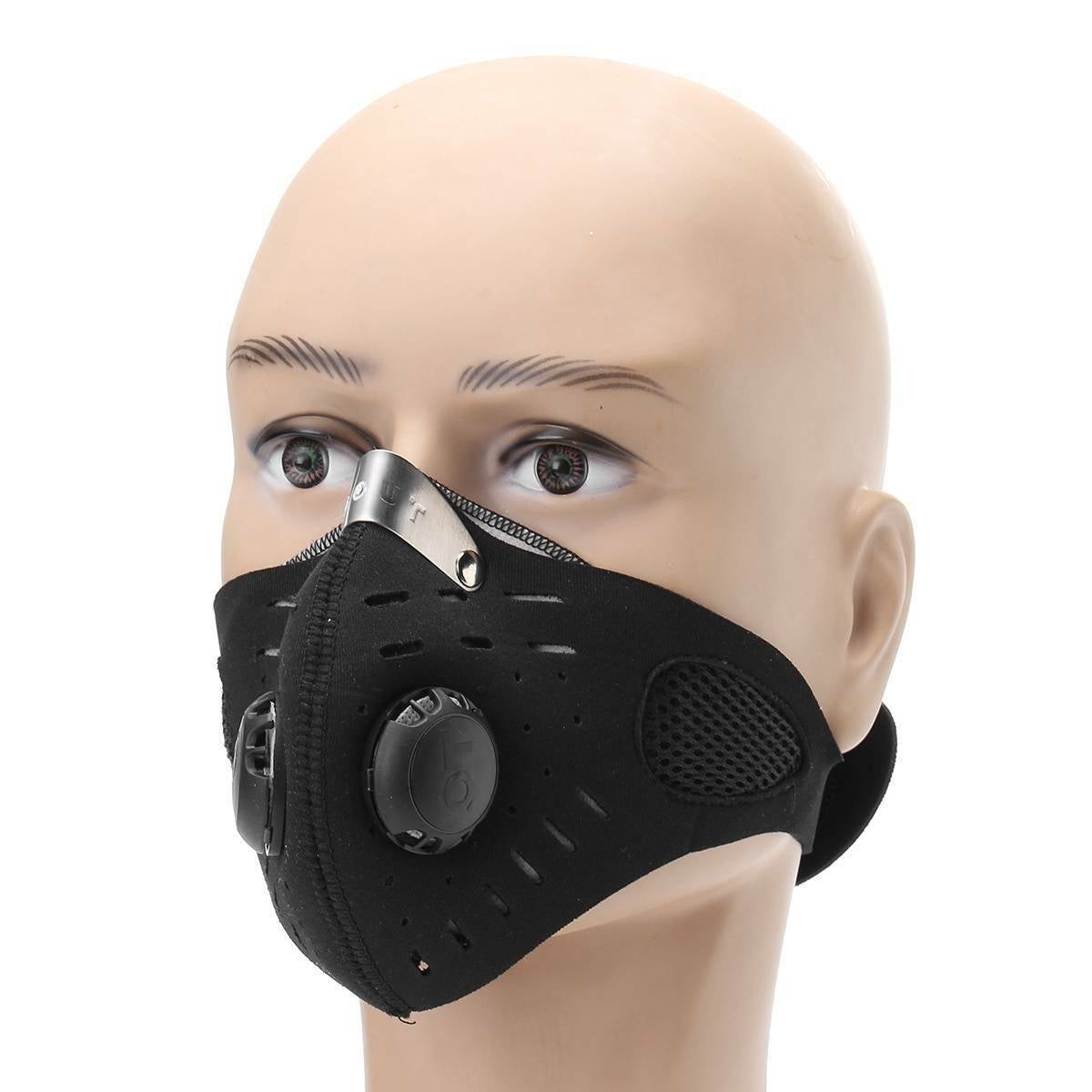 Activated Charcoal Filter Outdoor Sports Mask Mouth Windproof Warmth Face Mask