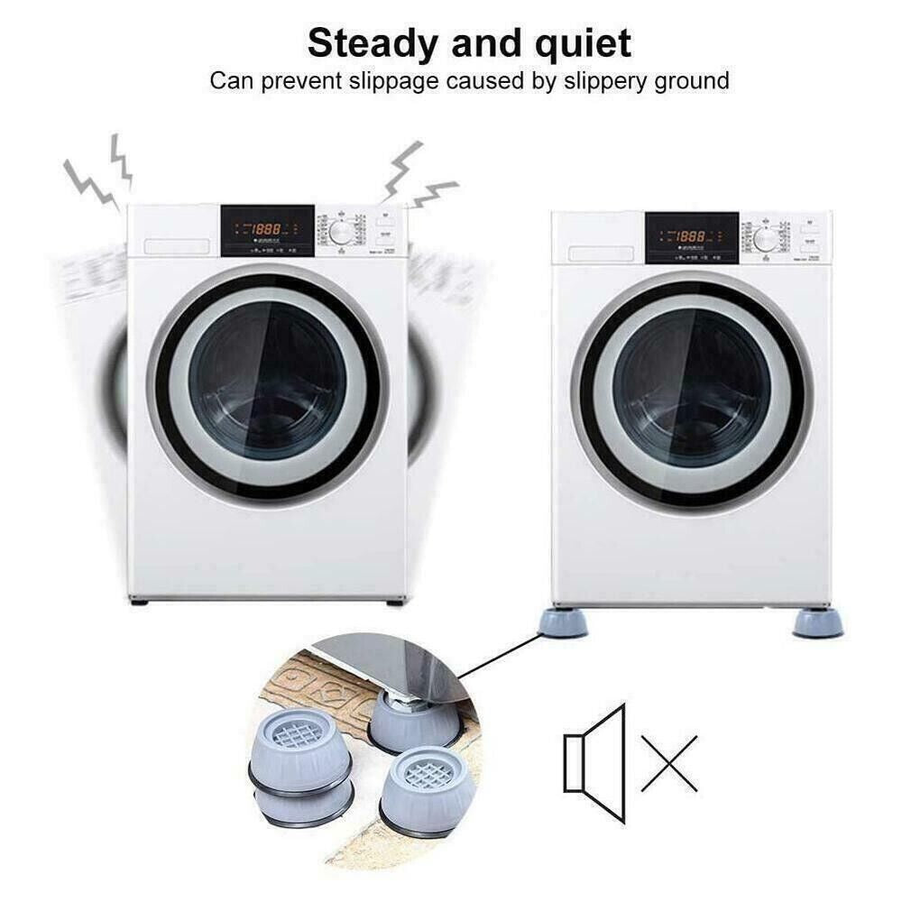 8PCS anti Vibration Washing Machine Support Anti-Slip Rubber Feet Base Pads Mat