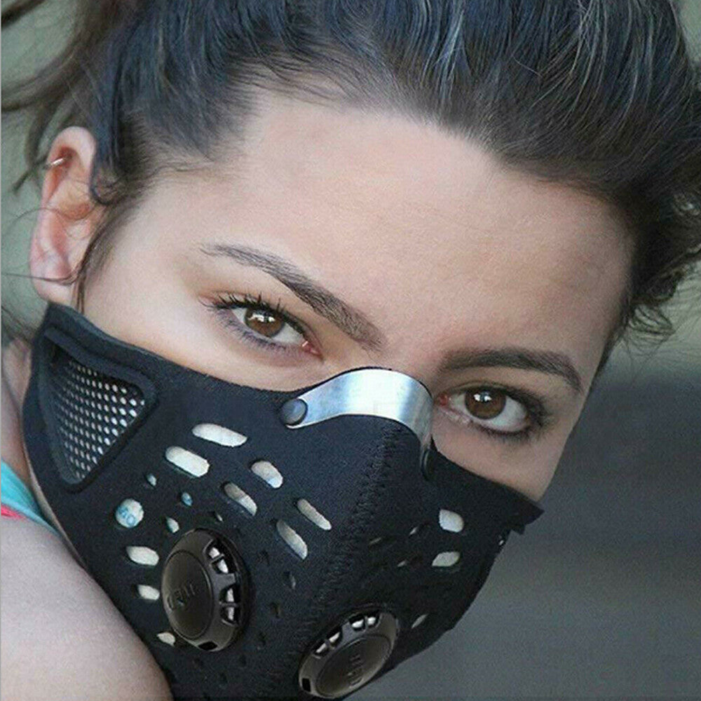 Activated Charcoal Filter Outdoor Sports Mask Mouth Windproof Warmth Face Mask