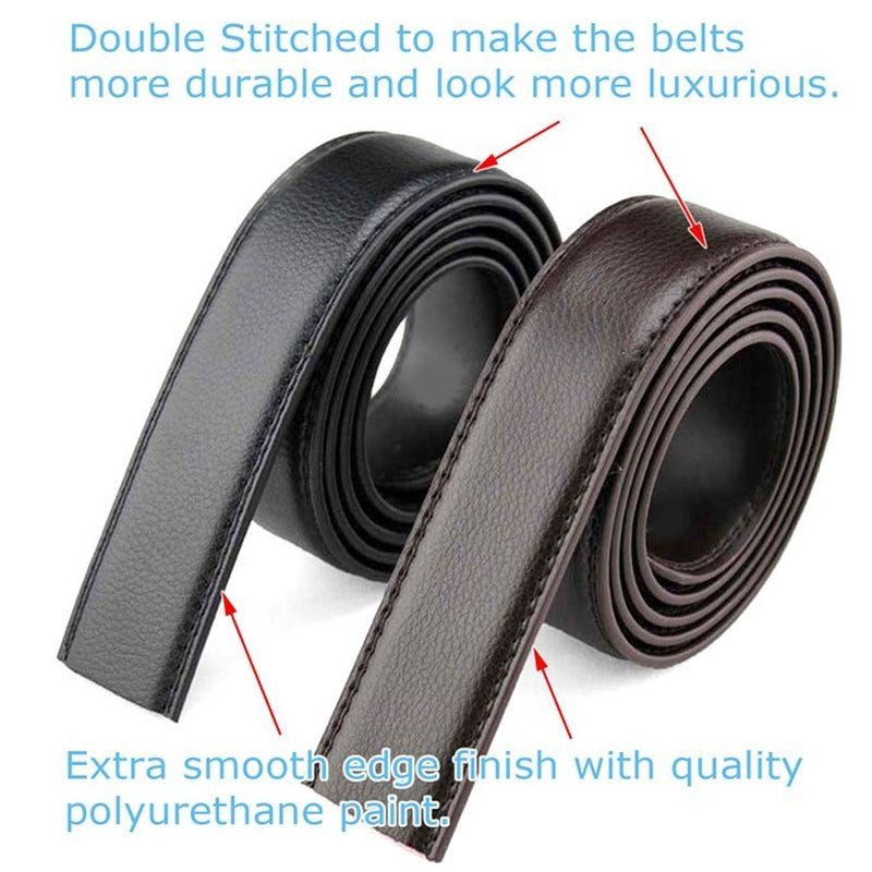 Men'S Ratchet Belt Genuine Leather Mens Belt with Slide Ratchet Belts for Men