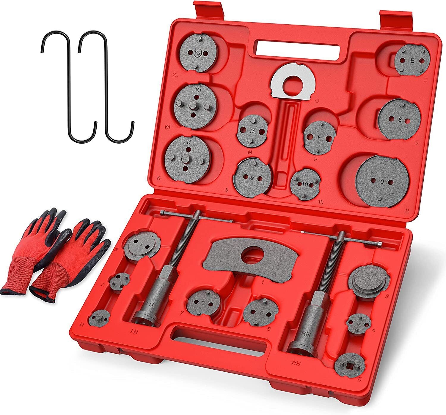 Universal Brake Caliper Rewind Tool Set (27pcs) – Wind Back & Reset Kit