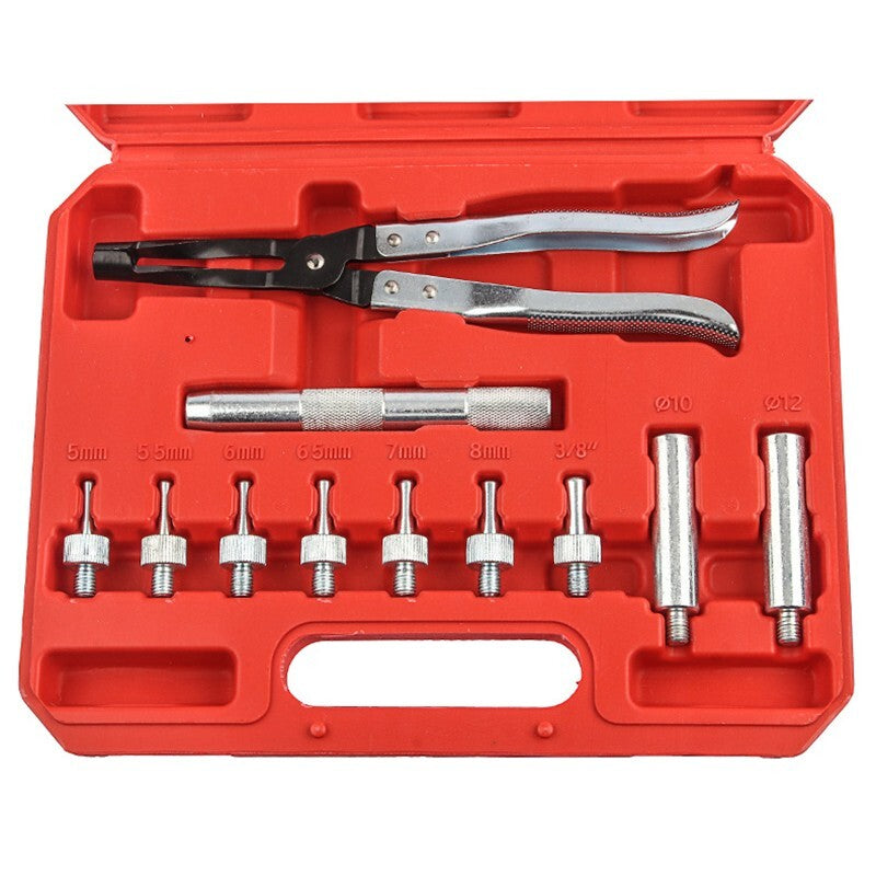 11Pc Valve Stem Seal Removal & Installer Tool Kit Remover Plier for Car Truck