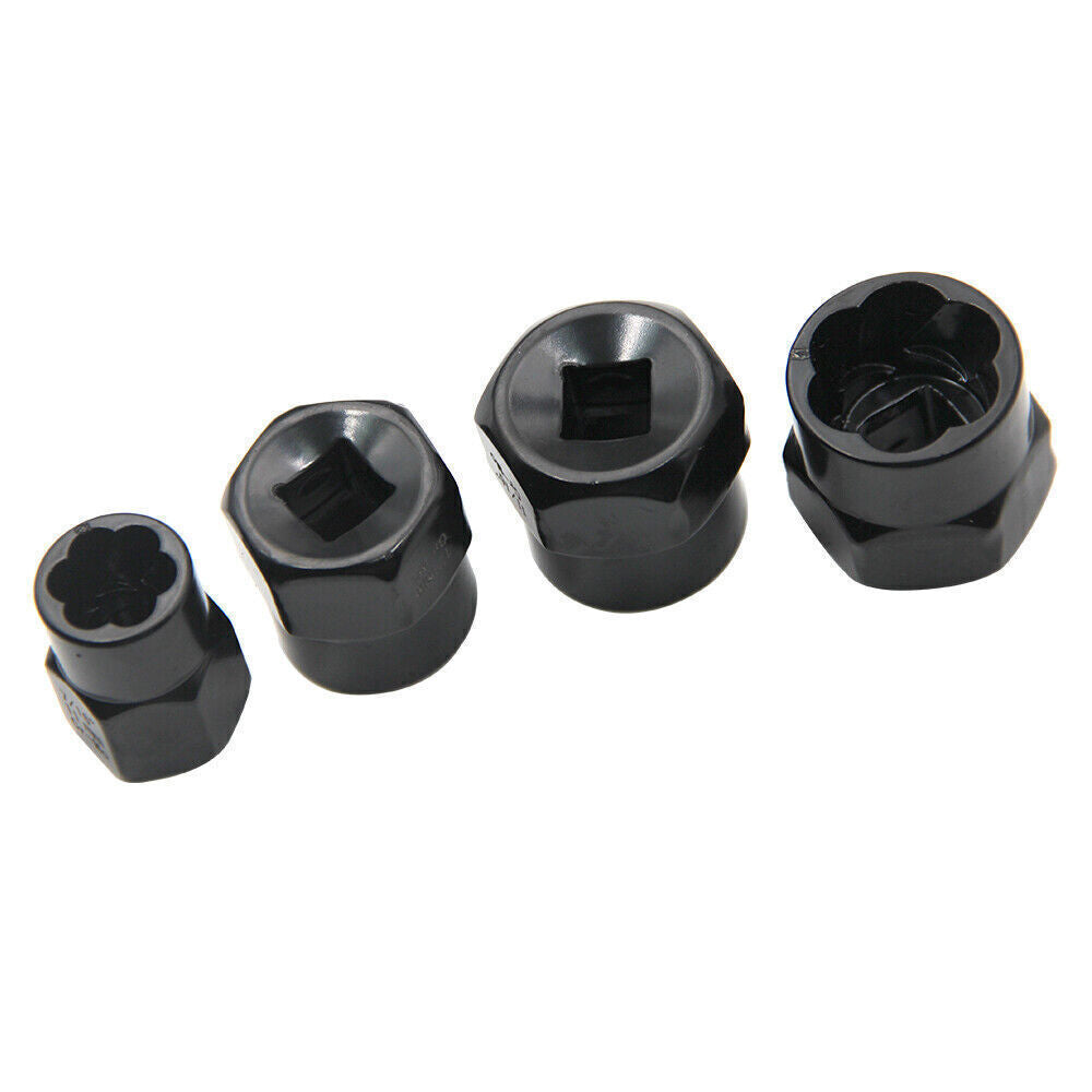 Heavy Duty Impact Bolt Extractor Kit – Nut Remover Socket Set for Rusted or Worn Fasteners