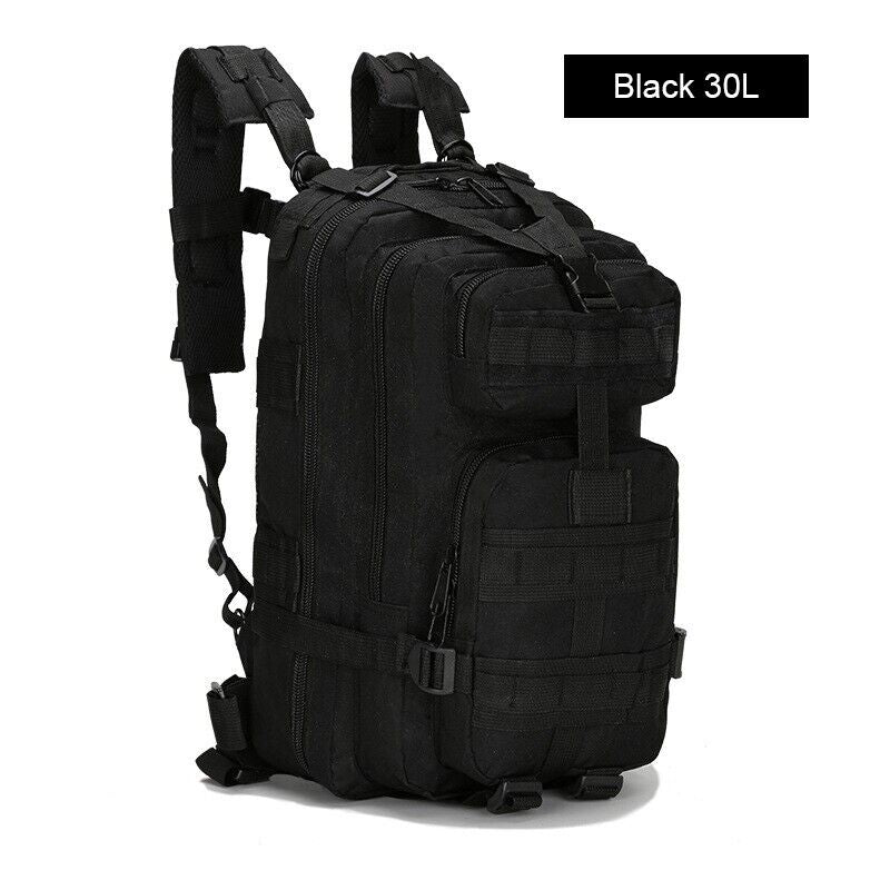 30L Military Tactical Backpack Rucksack Travel Bag for Camping Hiking Outdoor