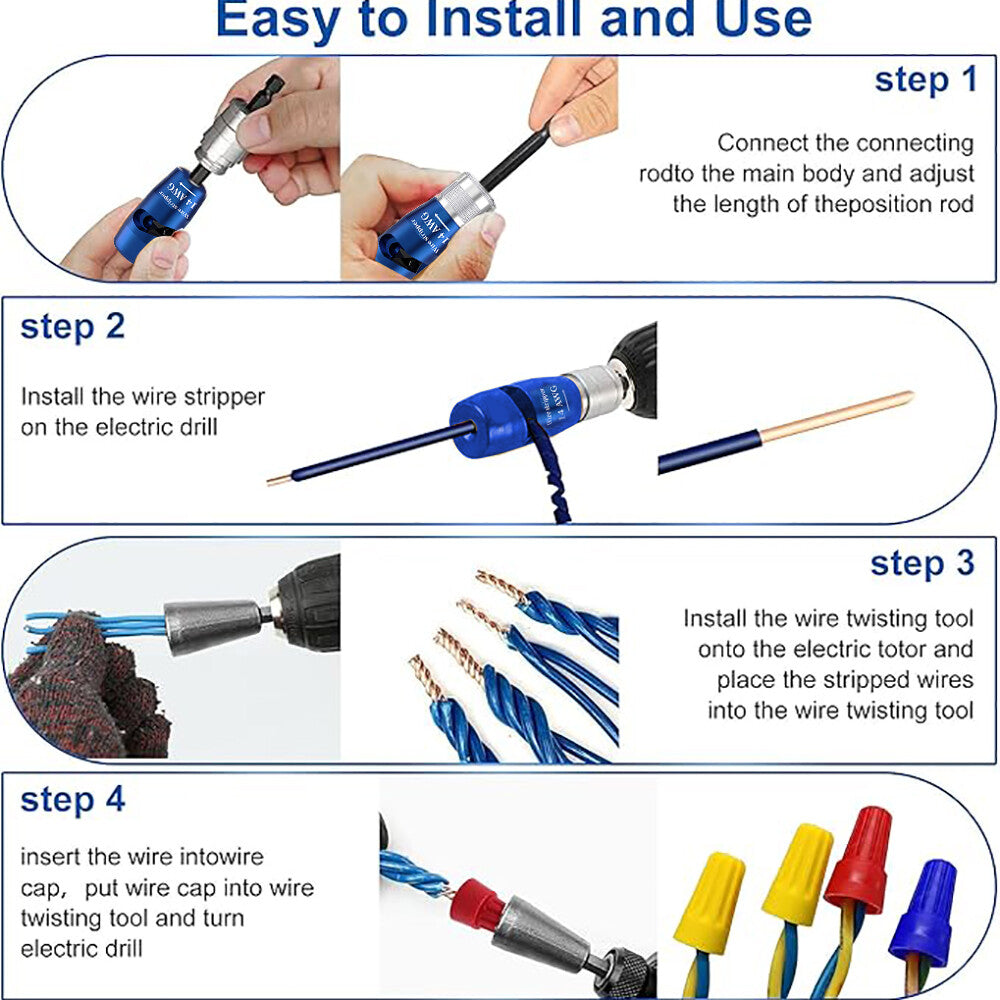 Wire Stripper & Electrician Tool Kit – Complete Set