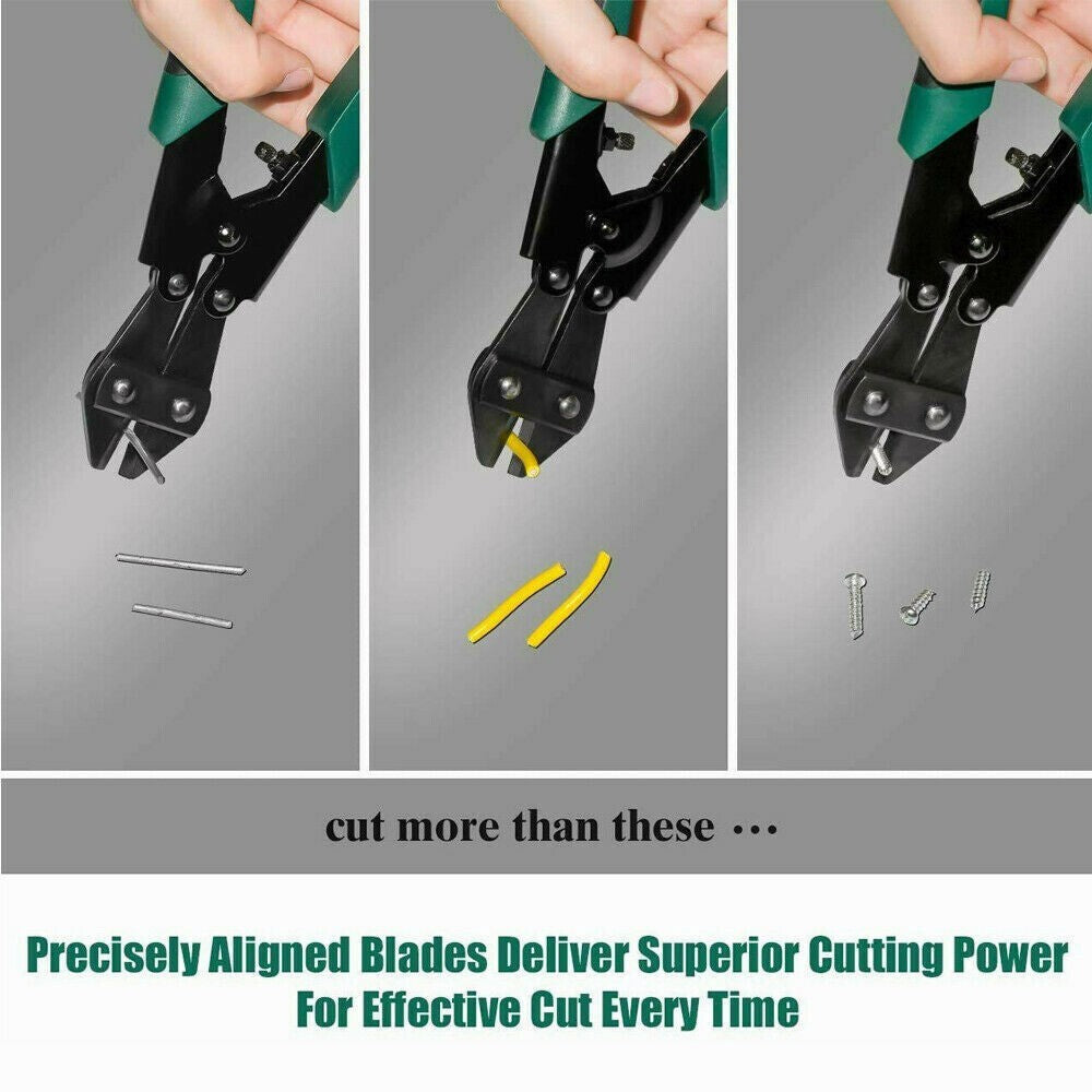 8-Inch Wire Cutters & Crimper | Self-Adjusting Cable Stripper Pliers Hand Tool
