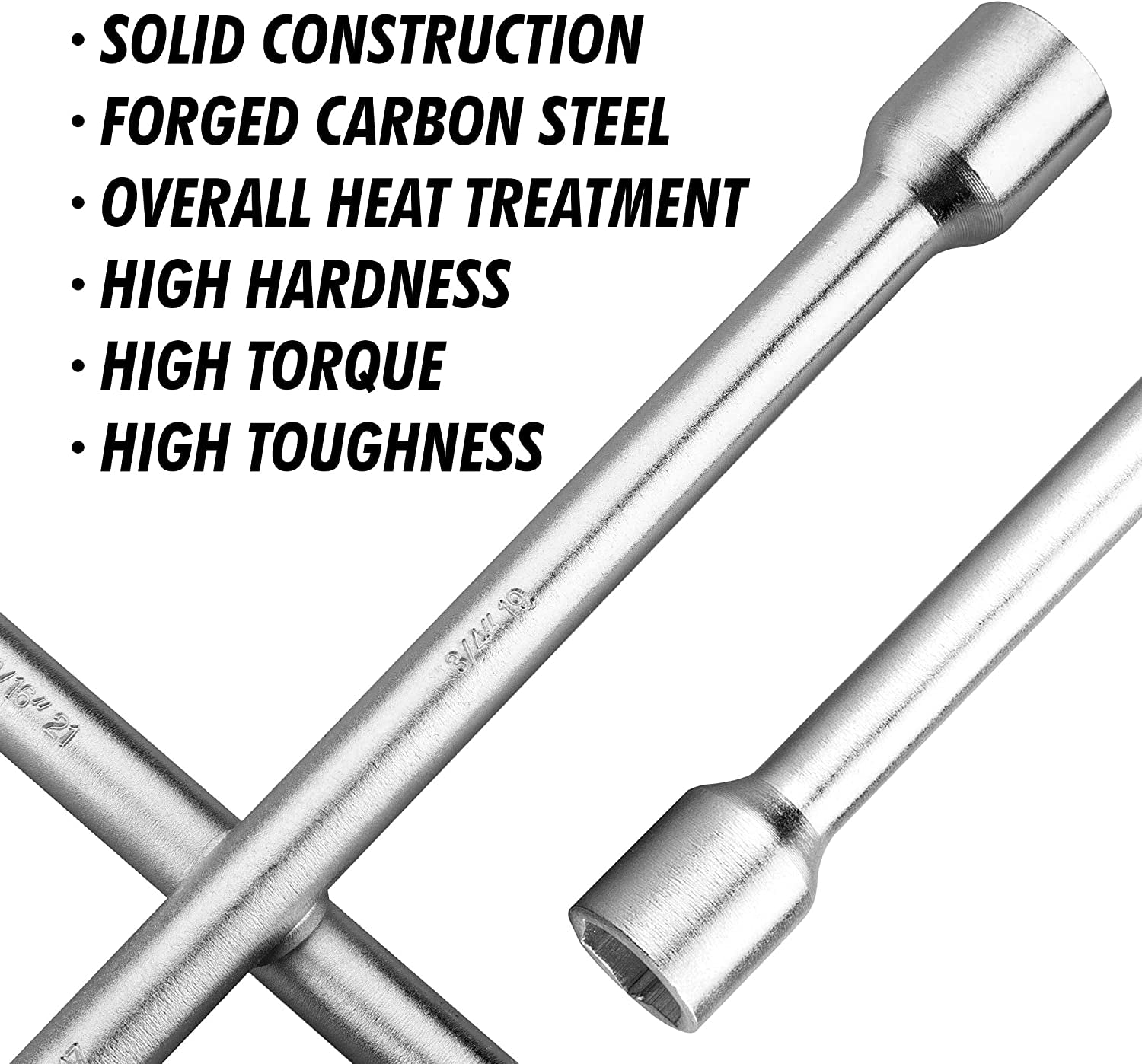 Heavy Duty 14 Inch Universal  Lug Wrench 4 Way Tire Iron Wrench