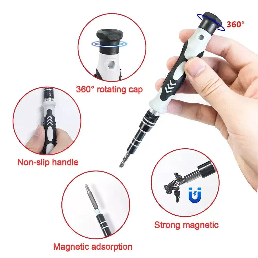 115 in 1 Magnetic Precision Screwdriver Set PC Phone Electronics Repair Tool Kit
