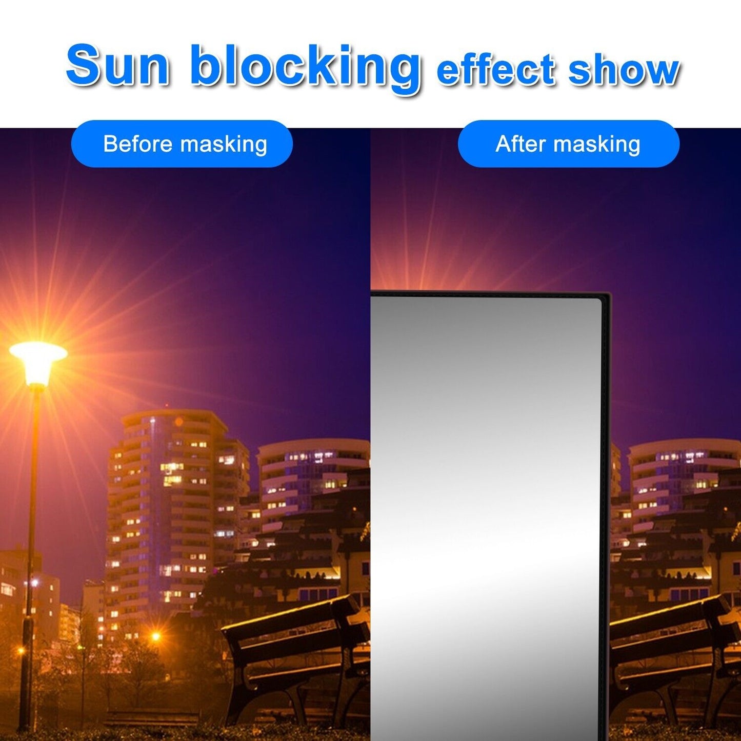 Magnetic Car Window Sun Shade – UV Protection & Privacy Screen for Front and Rear Windows (Set of 4
