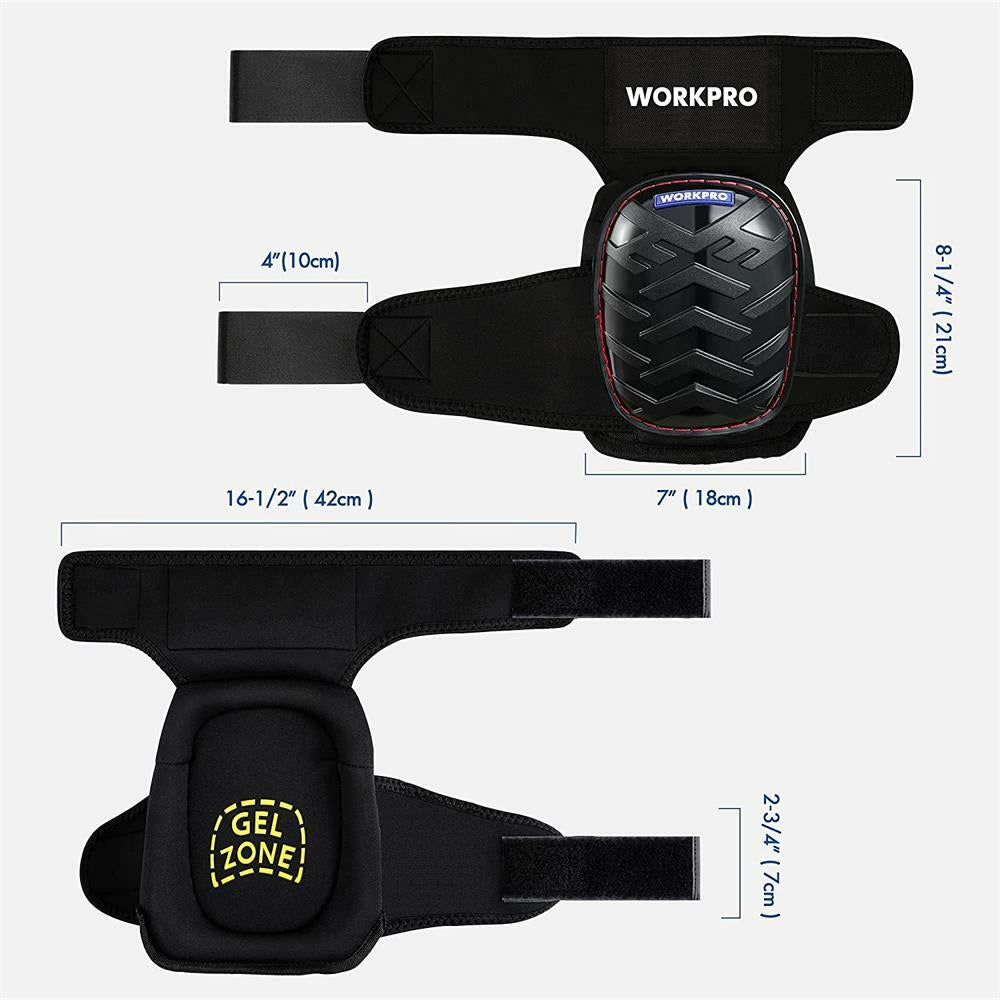 Gel Knee Pads with Anti-Slip Straps Professional Knee Pads for Work