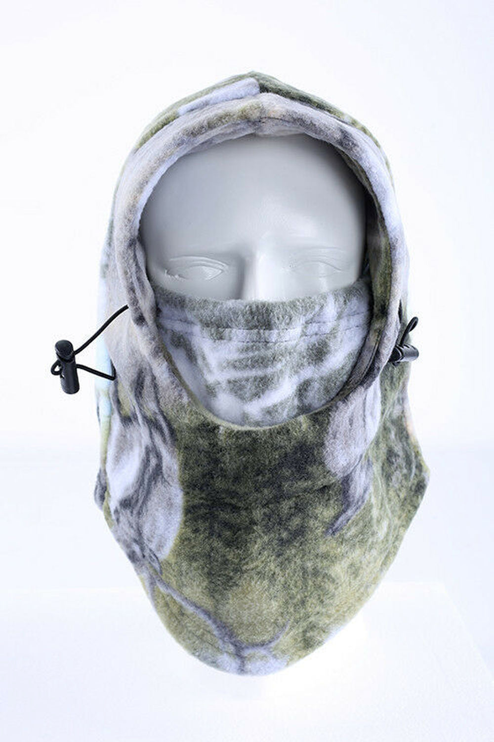 Camo Windproof Fleece Neck Warm Balaclava Ski Full Face Mask for Cold Weather